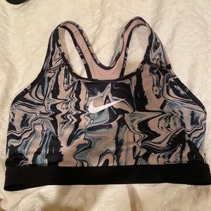 Nike Dri-Fit Sports Bra Marbled Pink